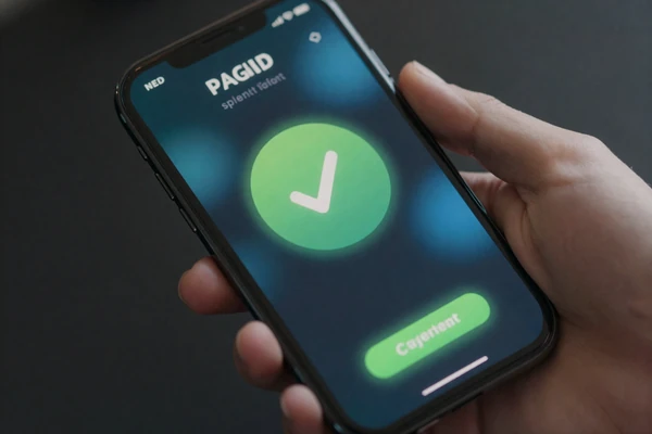 Google BIPA settlement payout information - smartphone showing payment notification concept